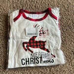 6-12 Month Christmas Outfit with Hat and Matching Pants NWT